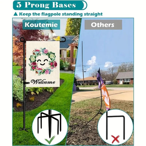 Akeydeco seasonal-flags-display ready for patriotic, spring, and holiday banners.