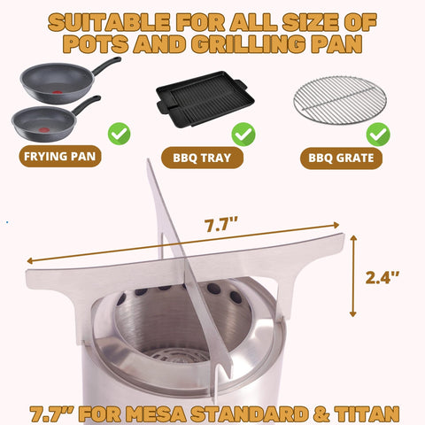 AKI YAMA frame cooling safely after use with heat-resistant gloves