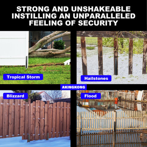 AKINGKONG thickened 11-gauge steel delivers durable outdoor performance.