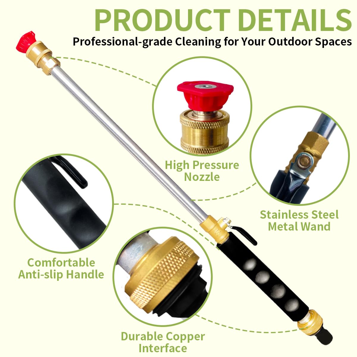 Aklimida five-nozzle unit with quick-connect enables effortless spray pattern changes