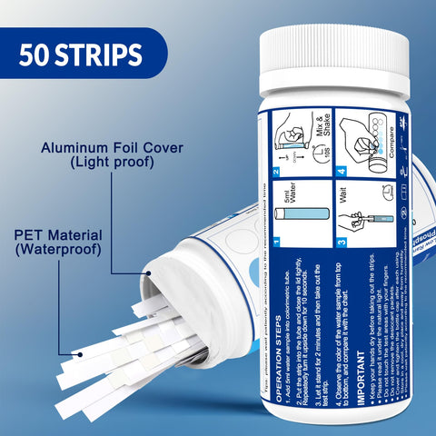 AKSBTEC compact phosphate test kit packaging for on-the-go use