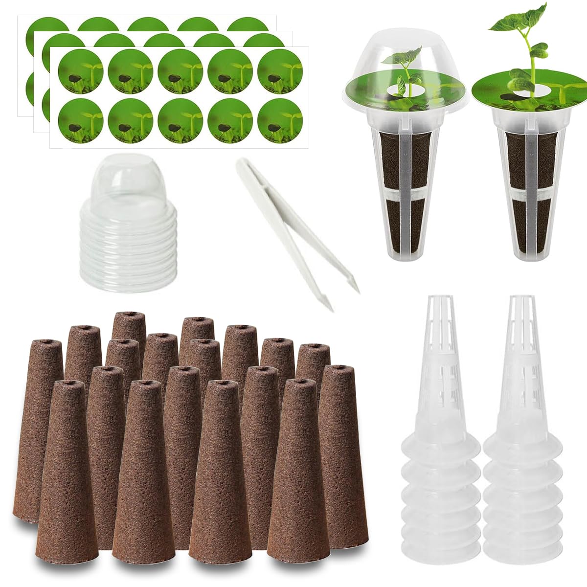 Aksiqee seed pod kit package for home hydroponics, ready to start seeds