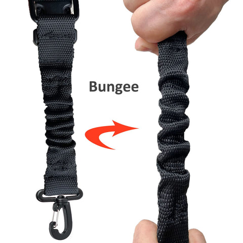AKUATUZ bungee weight absorption reduces downward pull during sessions