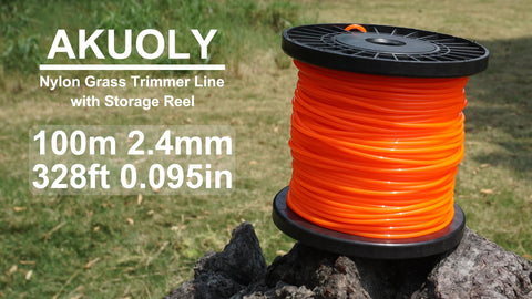 Akuoly easy-storage reel keeps the spare line organized.