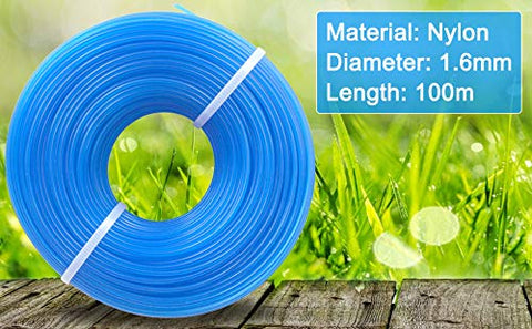 Akuoly nylon trimmer line 1.6mm diameter improves cutting efficiency