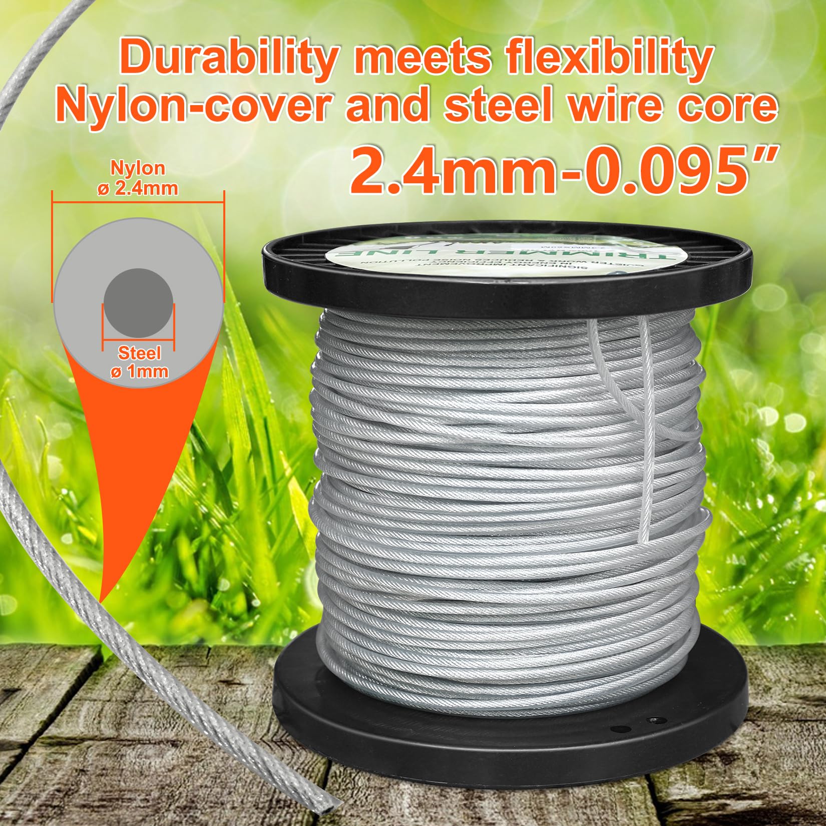 Akuoly pre-wound storage spool ready for quick reloads.
