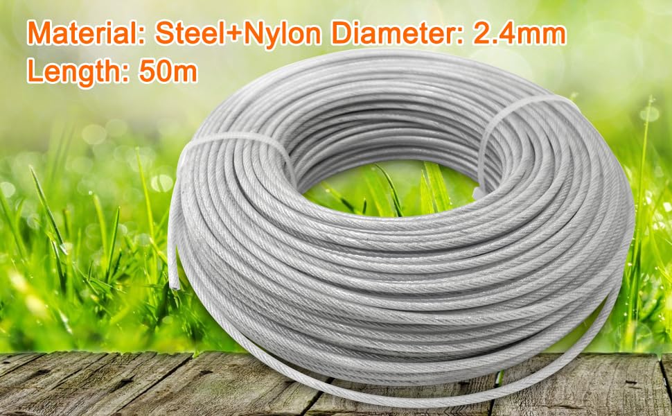 Akuoly 164 ft trimmer line pack ready for replacement refill