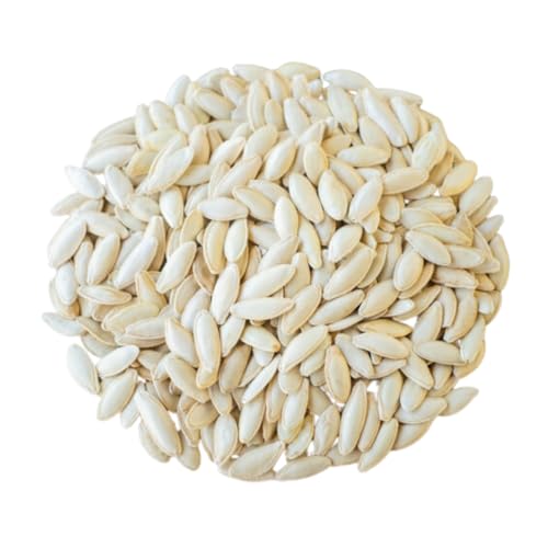 Al-Amira Melon Seed shelled close-up, crunchy Lebanese seeds for snacking.
