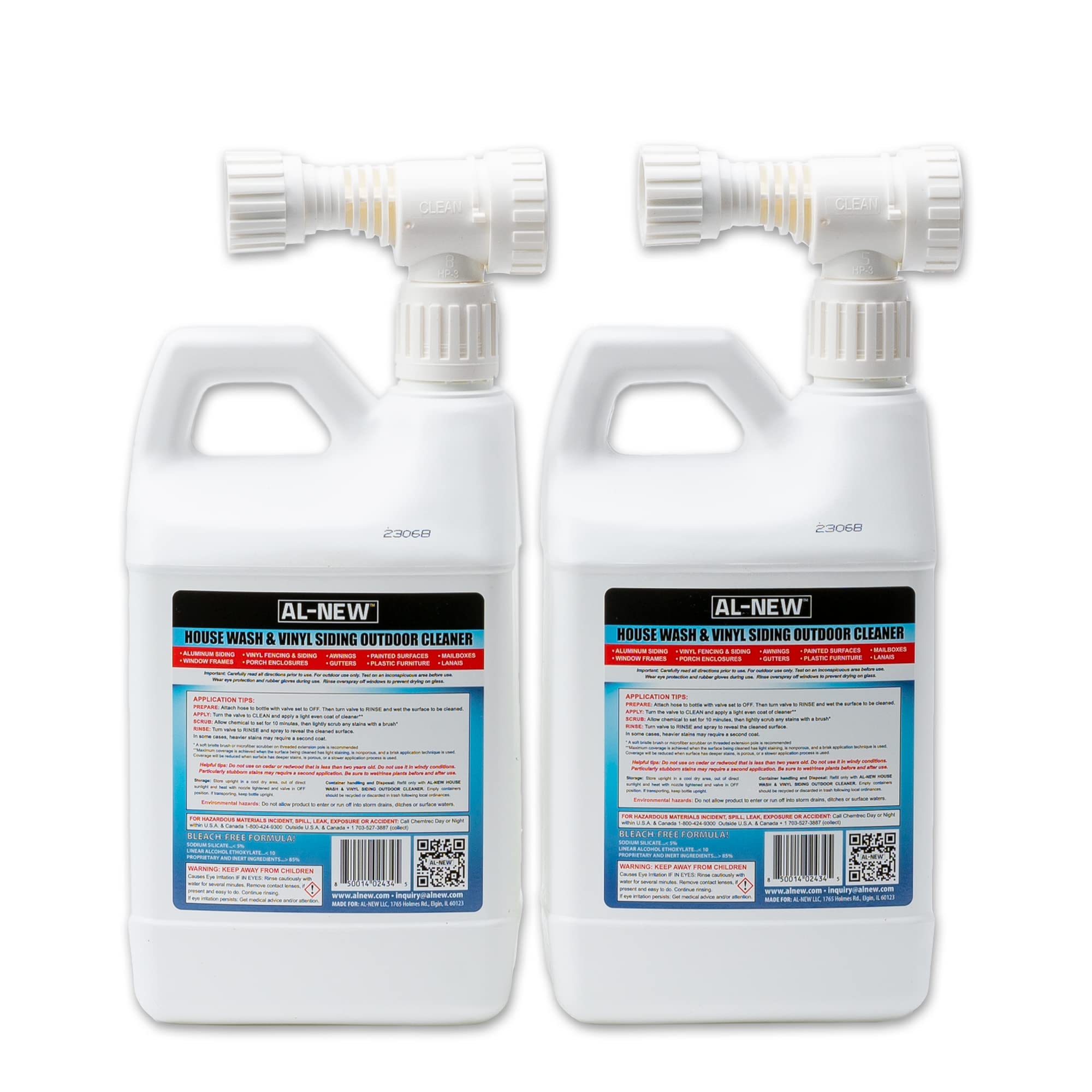 AL-NEW Outdoor Cleaner easy-to-use hose attachment makes outdoor refreshing simple