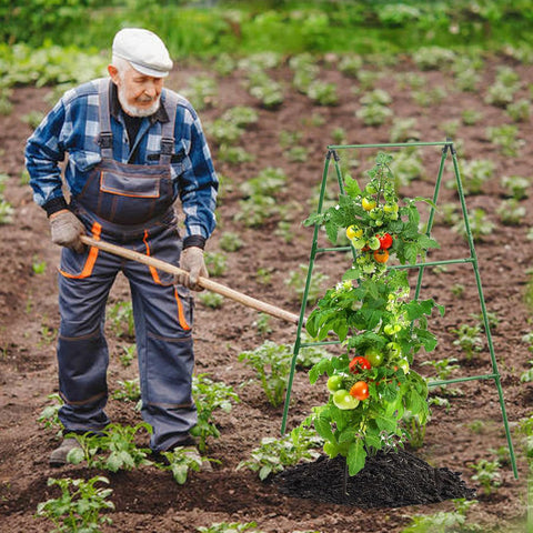 Alabzphsia Equal Tee design adds stability for cucumbers and beans