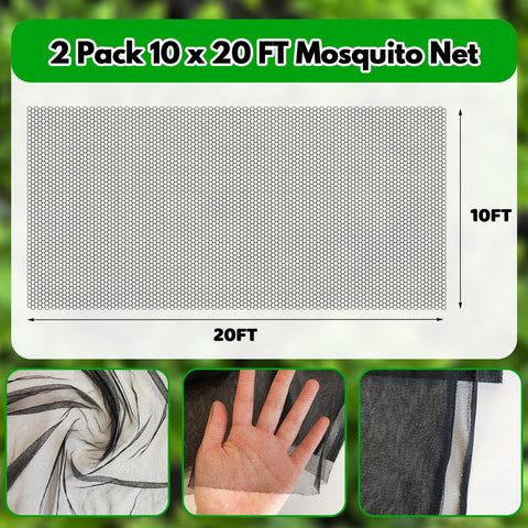 Alaeseje garden mesh netting ultra-fine mesh lets sun and rain through.