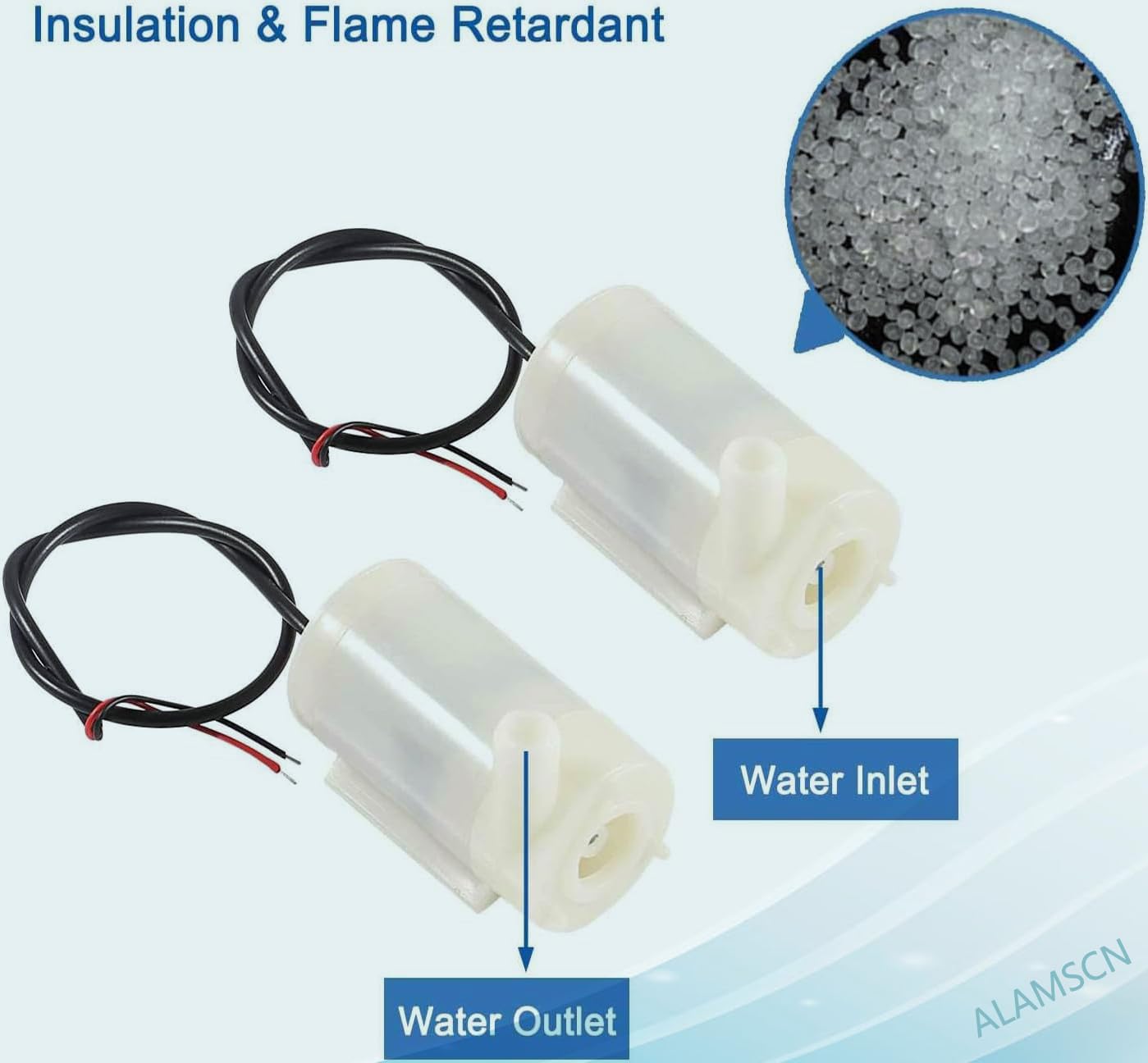 ALAMSCN hidden pump integrated into aquarium decor for discreet circulation