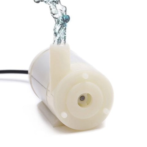 ALAMSCN table-top fountain setup driven by a compact submersible pump