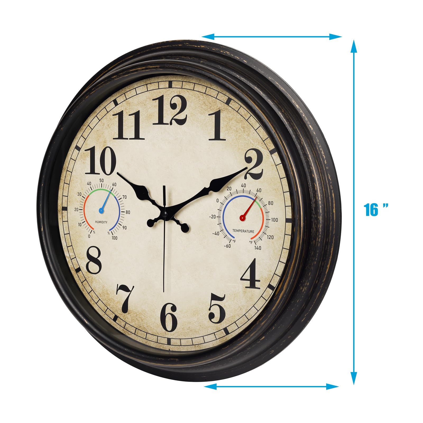 Alarllok large dial with clear numerals read from a distance.