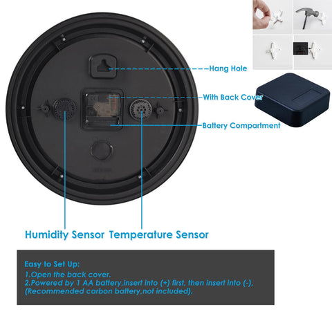 Alarllok weatherproof back cover keeps the mechanism shielded.