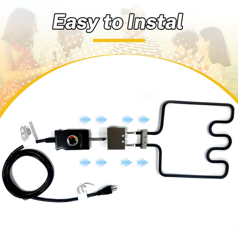 ALAYAO 110V 1500W power cord supports quick, safe heat restoration.