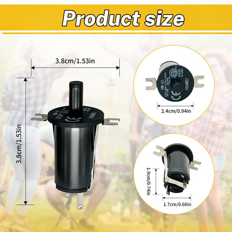 ALAYAO 3-pack replacement switches with screws for quick, affordable grill repairs.