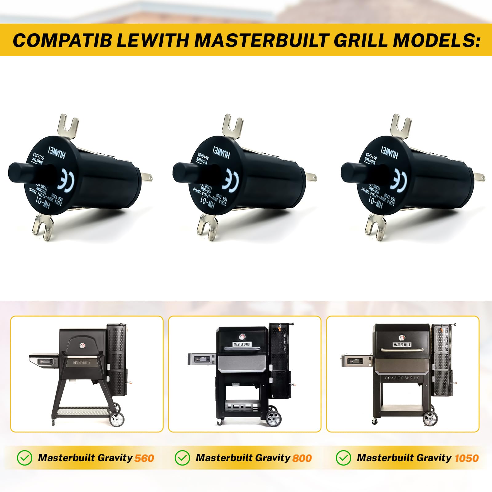 ALAYAO upgraded heavy-duty switch withstands high heat for durable grill performance.