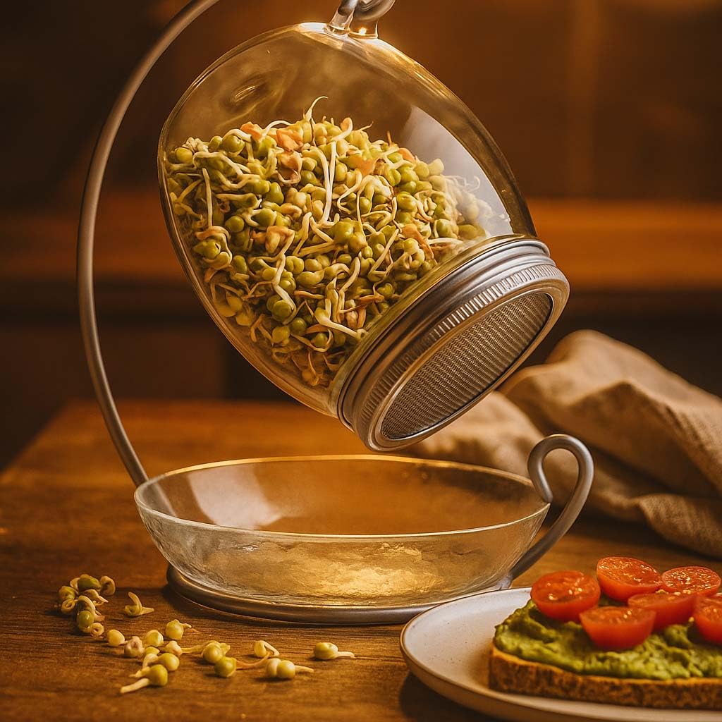ALCEDIA easy home sprouting kit helps you grow sprouts with minimal effort.