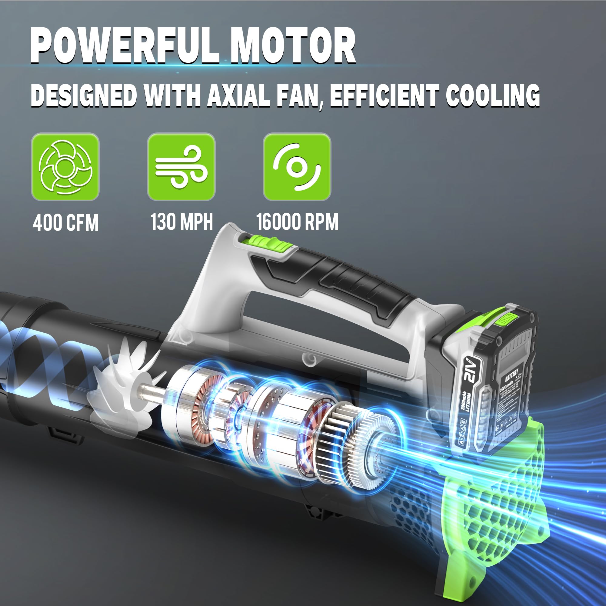 ALDIPRO fast charger powers batteries quickly between tasks.