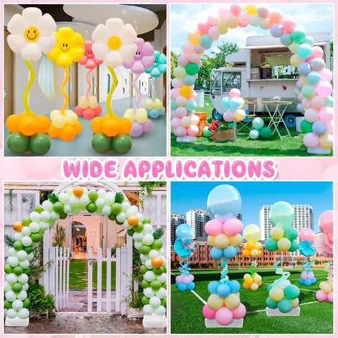 White decor base blends with venues for weddings and celebrations.