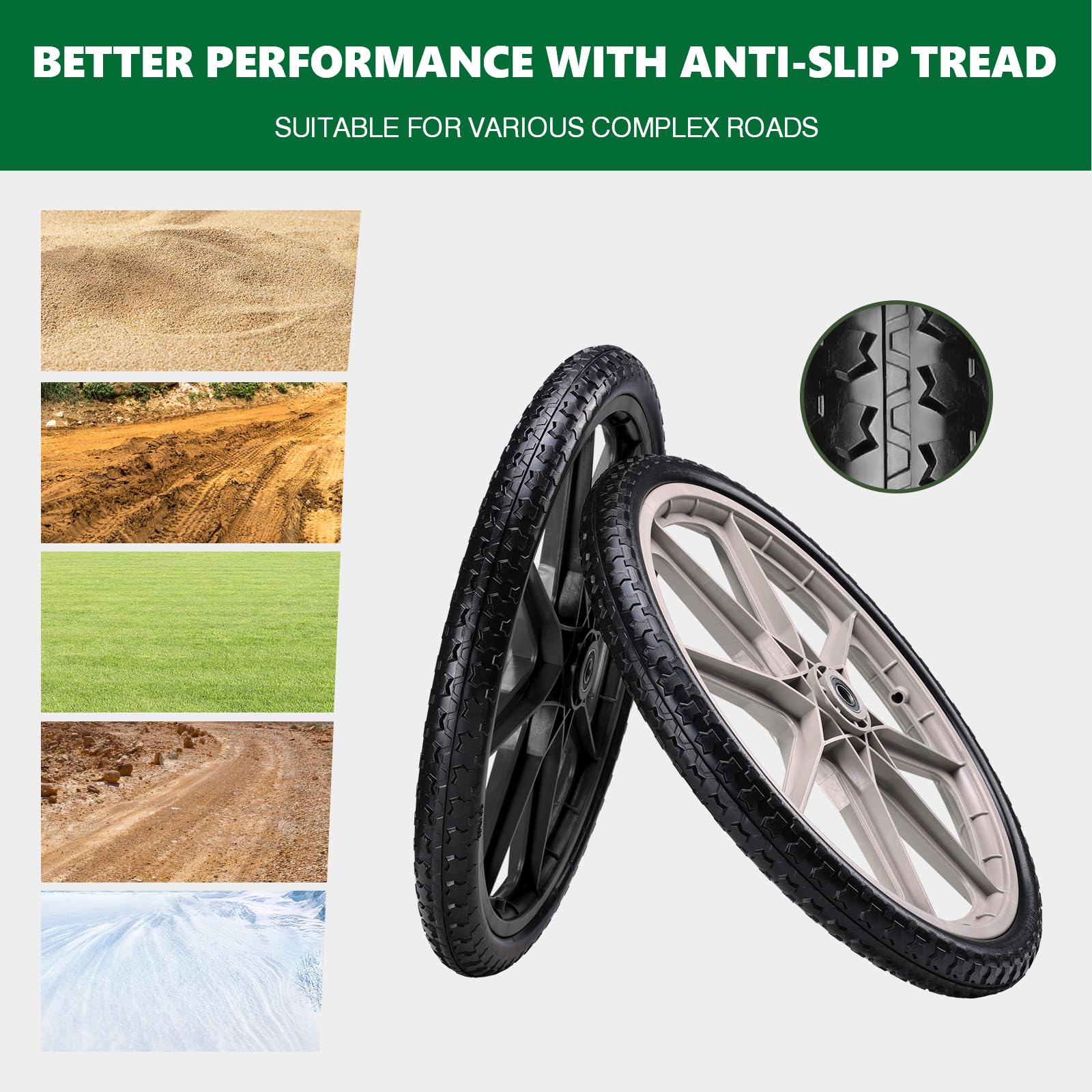 aledaras heavy-duty wheel supports up to 250 pounds for yard carts
