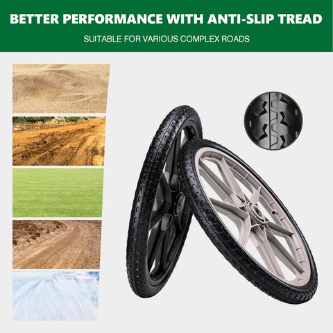 aledaras heavy-duty wheel supports up to 250 pounds for yard carts
