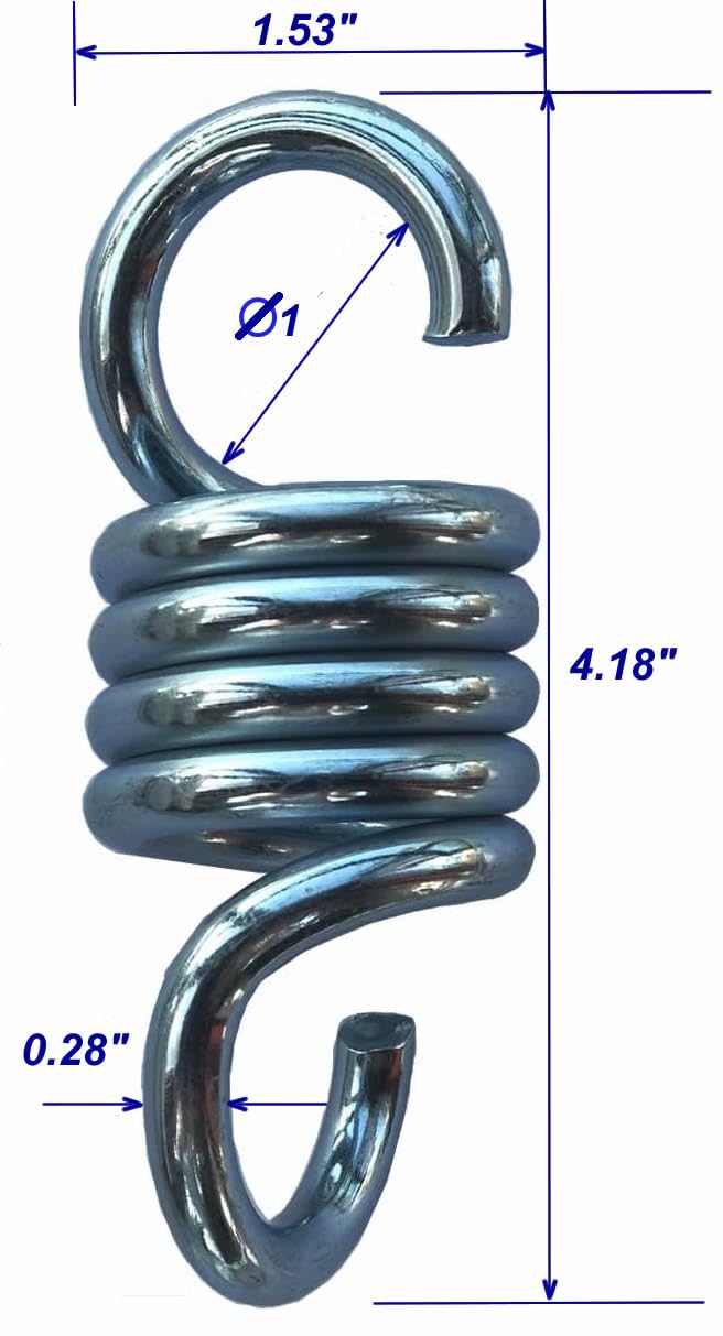 Alemon hammock chair spring durable galvanized coating resists rust