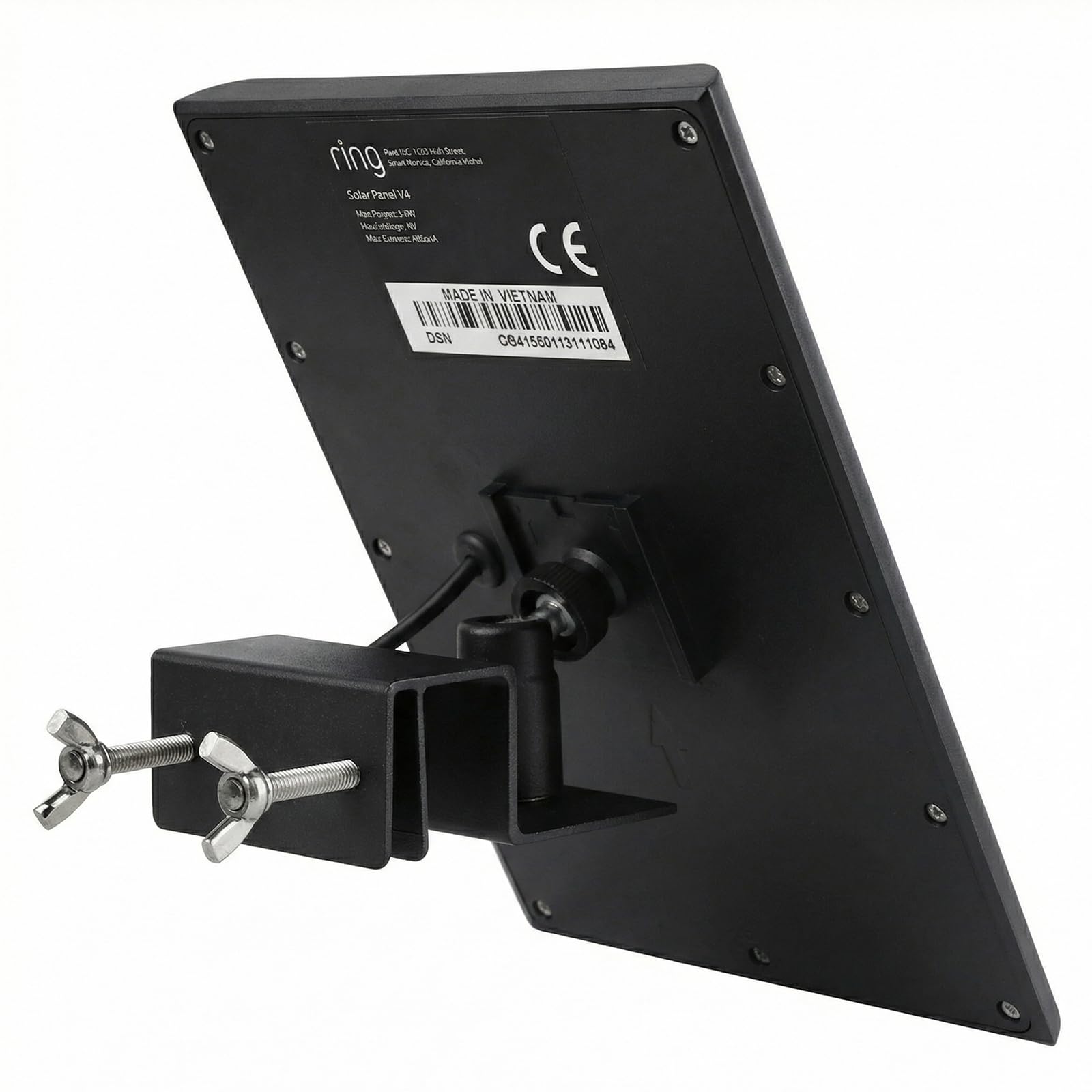 AlertCAM 360-degree adjustment enables precise panel angles