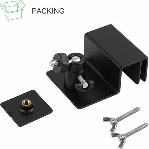 AlertCAM black gutter mount blends with roofline for discreet setup