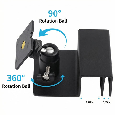 AlertCAM weatherproof aluminum alloy bracket mounted on gutter