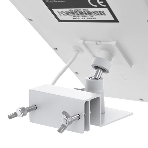 Tool-free installation of ALERTCAM gutter mount on a gutter