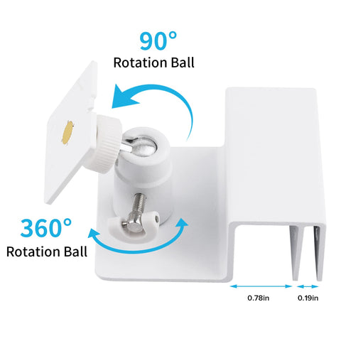 AlertCAM weatherproof aluminum mount withstands elements for reliable, long-lasting performance.