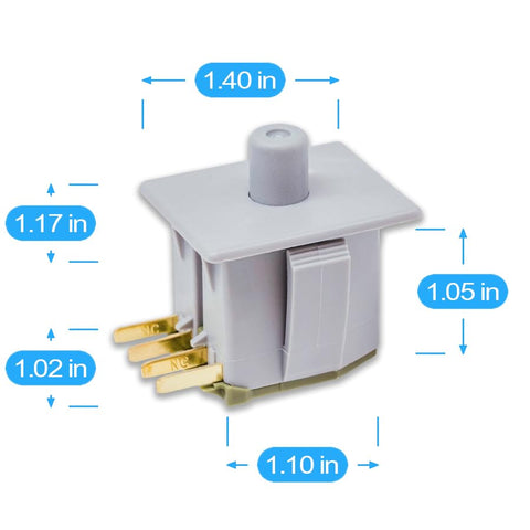 Close-up of four-prong plug on ALEVAK safety switch.