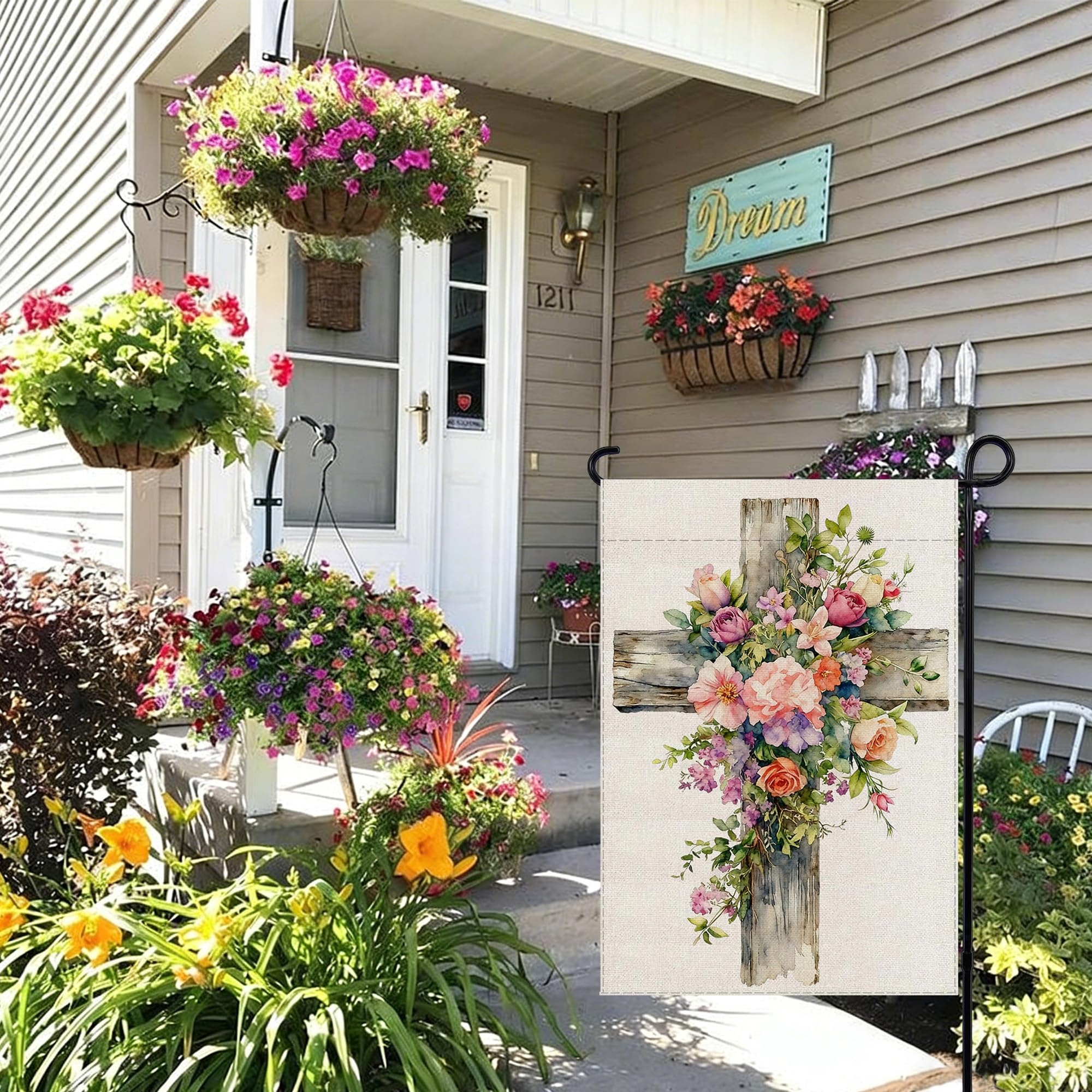 ALEXMACLIST porch yard display flag ideal for seasonal decor
