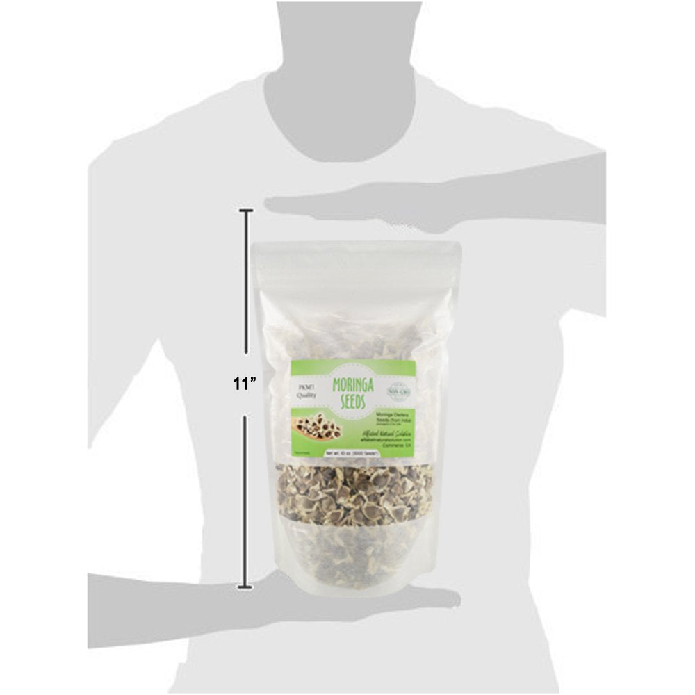 Alfabel Moringa PKM1 resealable pouch keeps seeds fresh for future use.