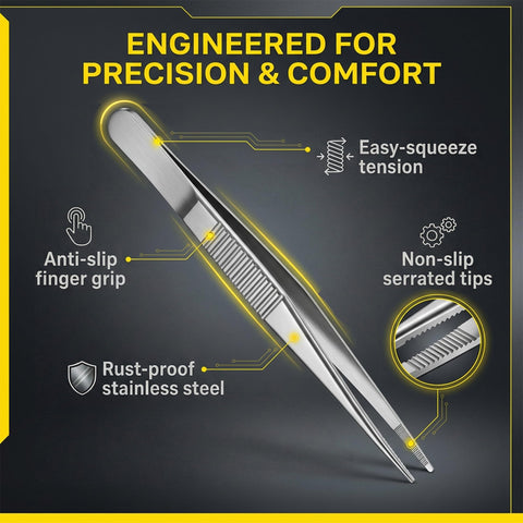 Alfaly crafting and seed-tweezers for precise planting and crafts