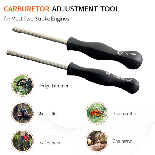 ALFUL carburetor tool 20 teeth splined close up for versatile adjustments