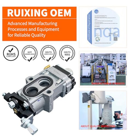 ALFUL Ruixing 150BT carburetor for Husqvarna 580BTS improves efficiency