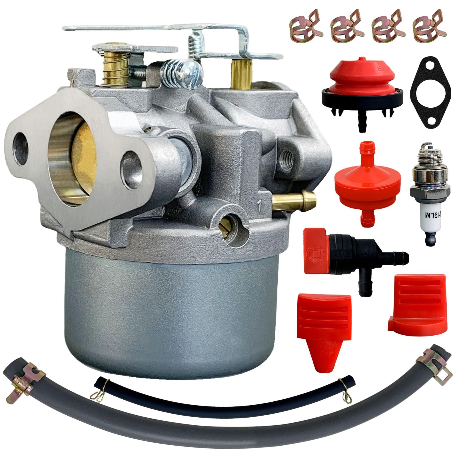 ALFUL Ruixing 640084B carburetor front view for Tecumseh snow blowers