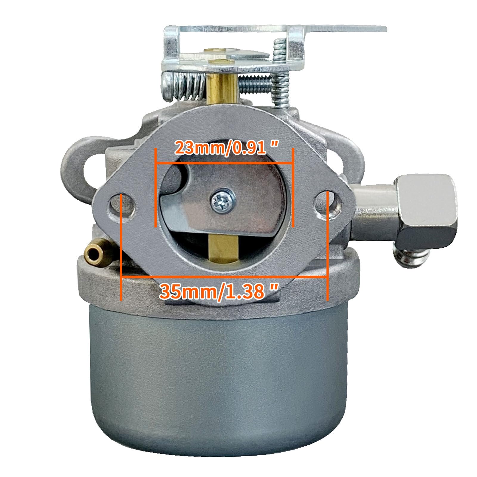 ALFUL Ruixing 640084B carburetor primer bulb and clamps