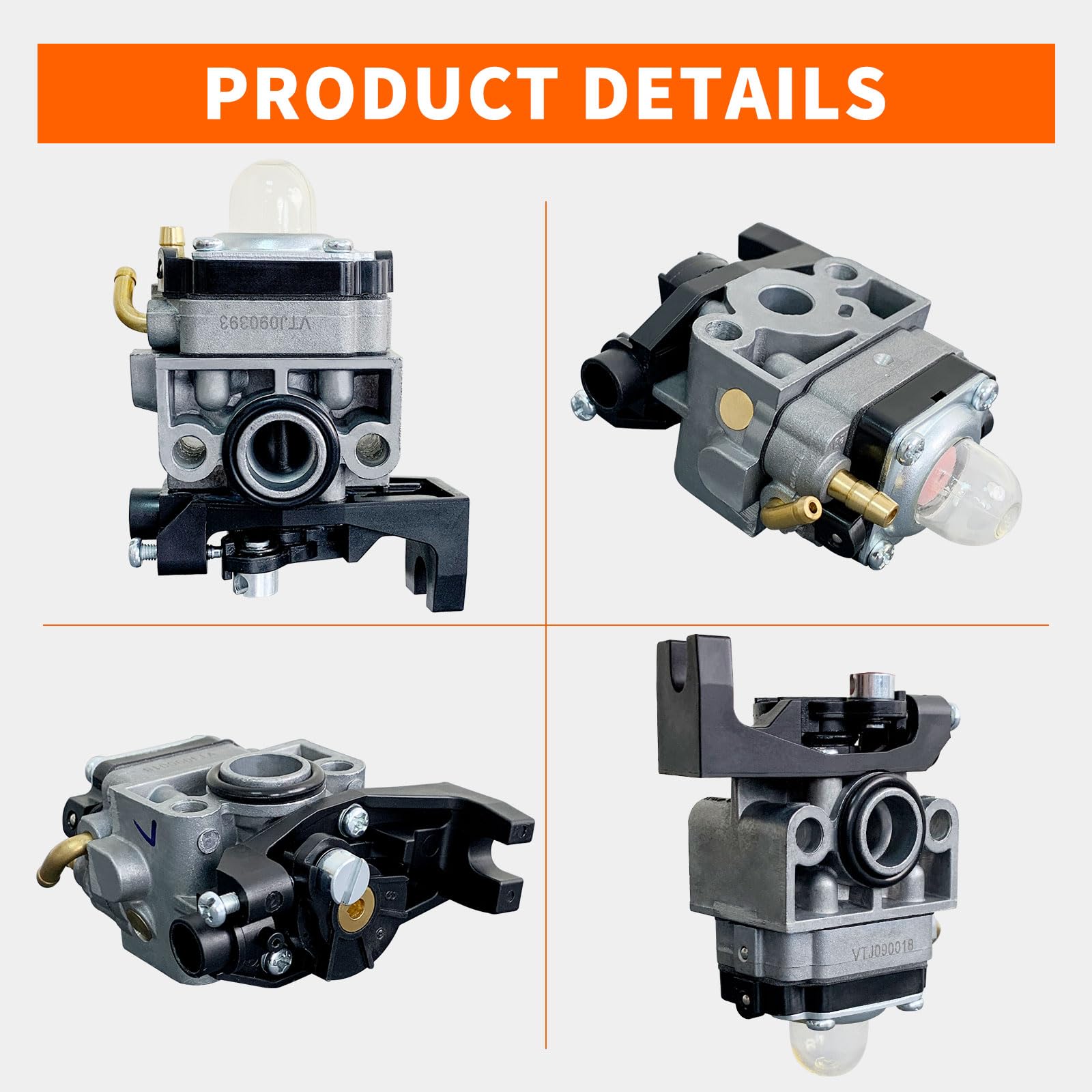 ALFUL Ruixing carburetor fuel line kit illustration