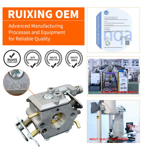 ALFUL Ruixing carburetor Poulan 2150 fit supports reliable idle and steady performance.