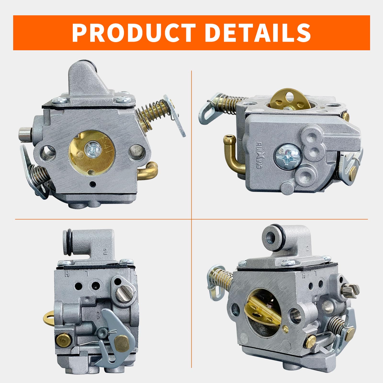 ALFUL Ruixing MS170 carburetor fuel and oil filters included