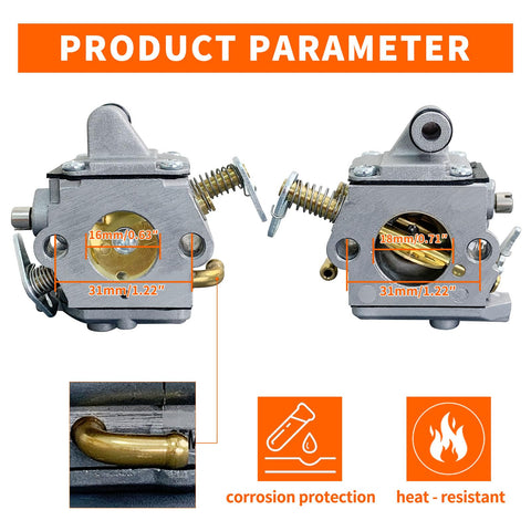 ALFUL Ruixing MS170 carburetor with air cleaner included