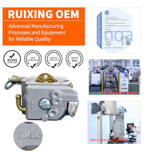 ALFUL Ruixing MS180 carburetor detail with included parts
