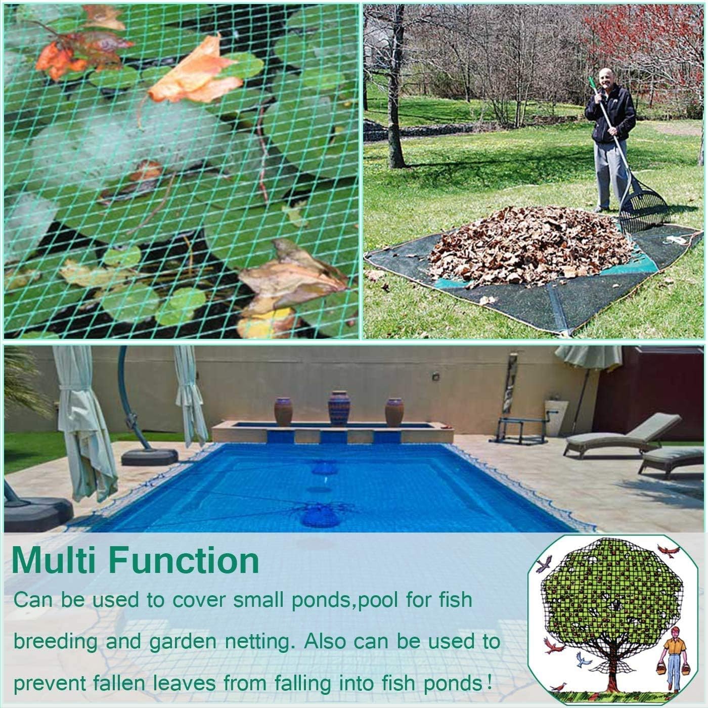 Aliagle reusable garden netting endures seasons for long-term protection.