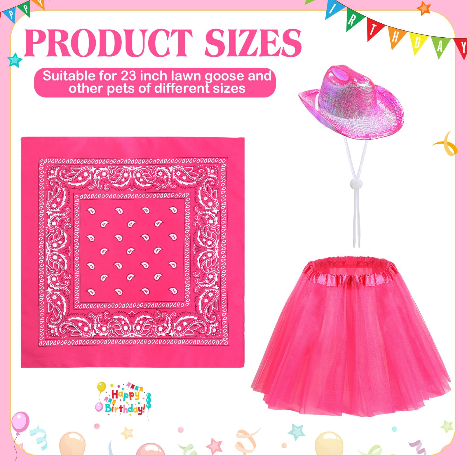 Aliceset lace tutu skirt adds vintage charm to your 23 inch goose display.