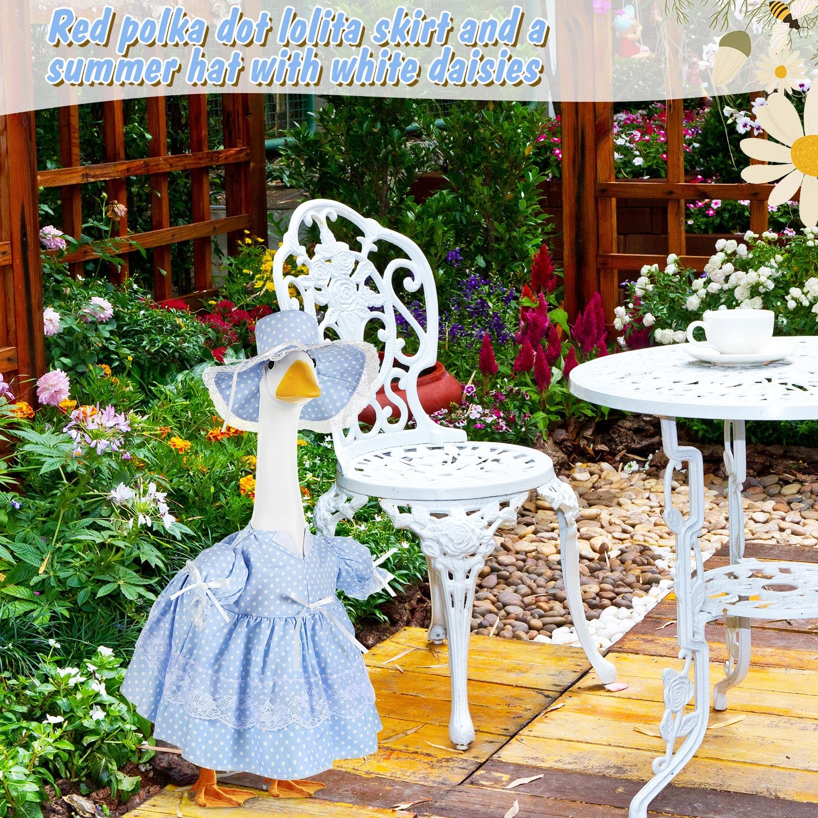Aliceset lace trim details add a princess-like touch