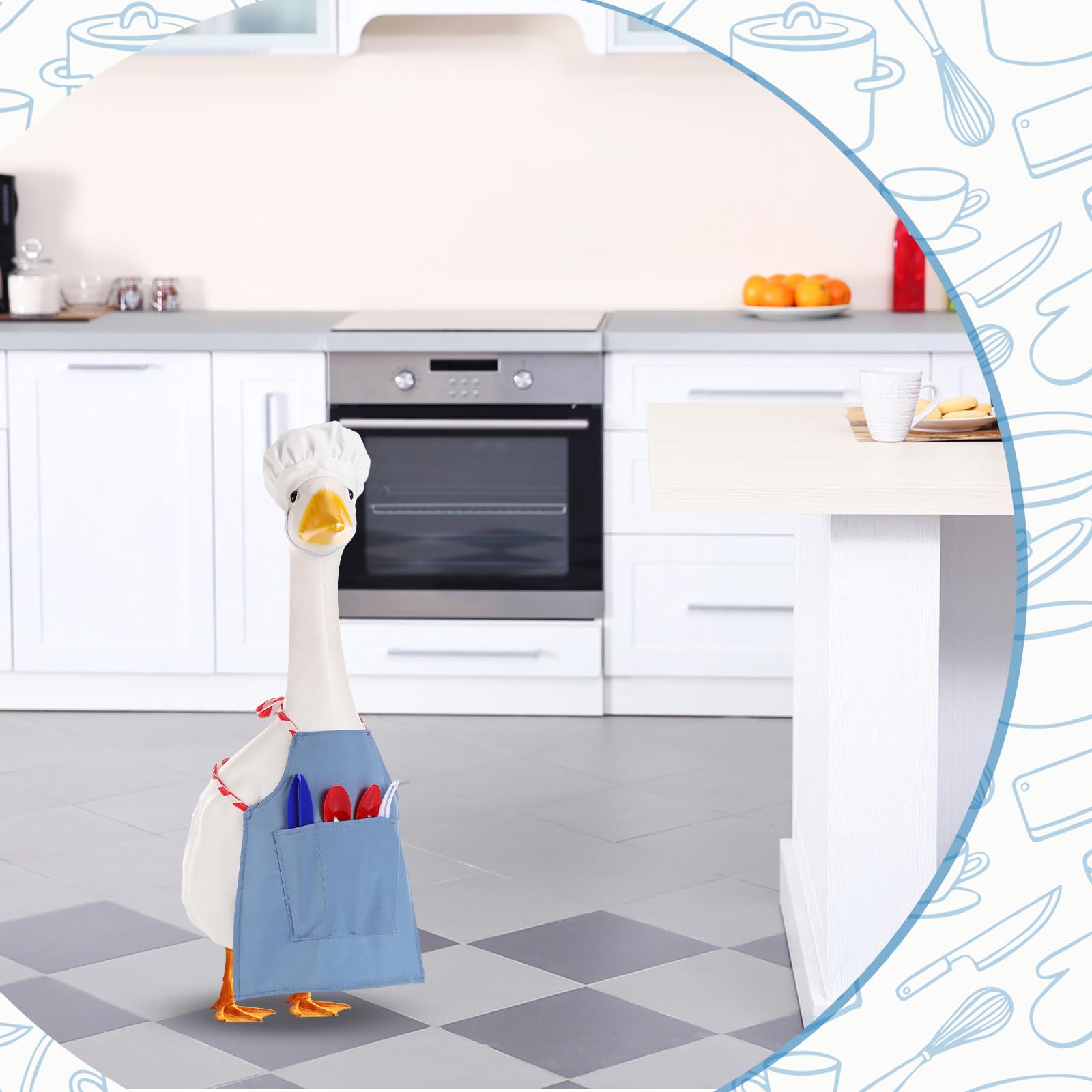 AliceSet goose outfit outdoor-decoration: bright color boost that livens any yard display